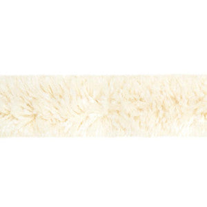 Tuft Braid Tape Ivory 79730 by Schumacher Designer Trim