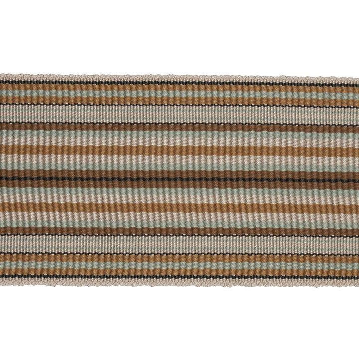 Topaki Stripe Tape Wide Mustard 79741 by Schumacher Designer Trim Neisha Crosland - Swanky Fabrics -