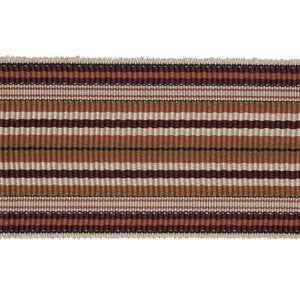 Topaki Stripe Tape Wide Aubergine 79742 by Schumacher Designer Trim