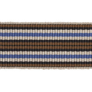 Topaki Stripe Tape Medium Bluebell 79750 by Schumacher Designer Trim