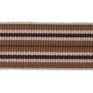 Topaki Stripe Tape Medium Aubergine 79752 by Schumacher Designer Trim