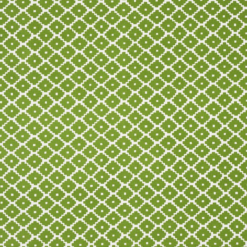 Ziggurat Green 174488 by Schumacher Designer Fabric Happy Together 4.5" - Swanky Fabrics -