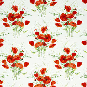 Joni Chintz Red 179061 by Schumacher Designer Fabric