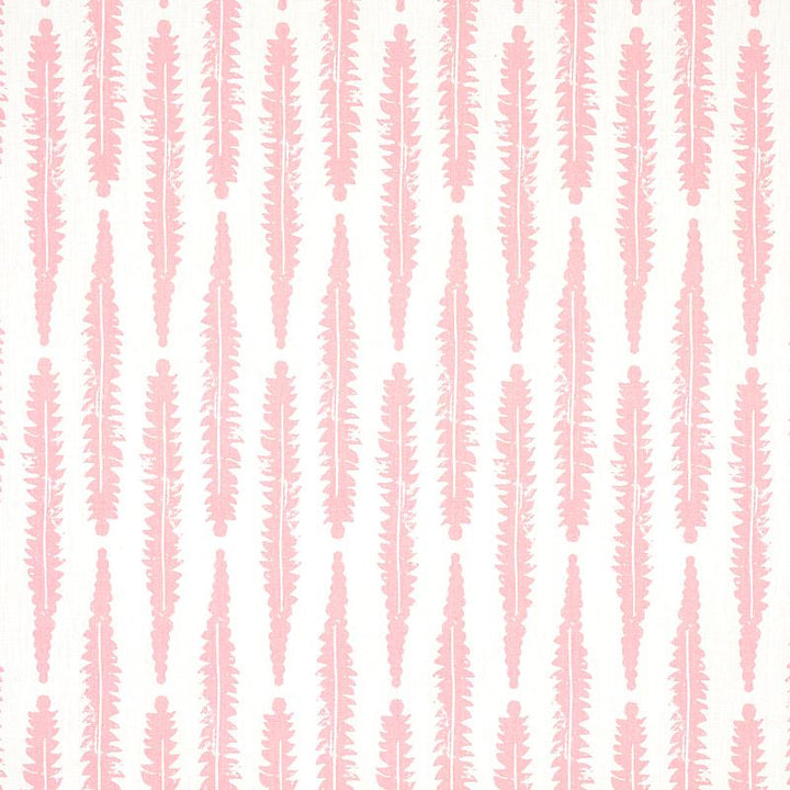 Fern Pink 179150 by Schumacher Designer Fabric Molly Mahon 3.38" - Swanky Fabrics -