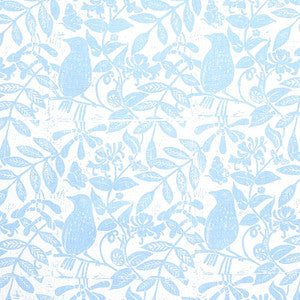 Bird & Bee Sky 179212 by Schumacher Designer Fabric