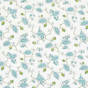 Maryam Vine Peacock 179451 by Schumacher Designer Fabric