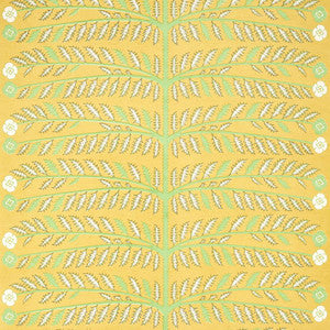 Thistle Mustard 179532 by Schumacher Designer Fabric