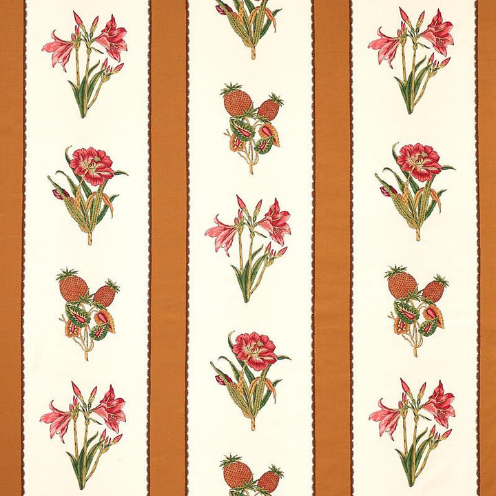 Servilia Stripe Camel 179642 by Schumacher Designer Fabric Schumacher Classics 13.5" - Swanky Fabrics -
