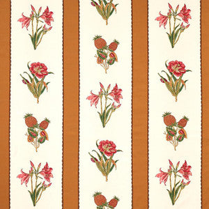Servilia Stripe Camel 179642 by Schumacher Designer Fabric