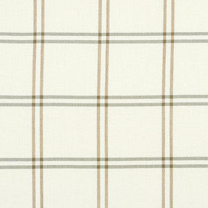 Luberon Plaid Natural 55717 by Schumacher Designer Fabric