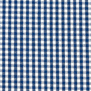 Barnet Cotton Check Navy 64628 by Schumacher Designer Fabric