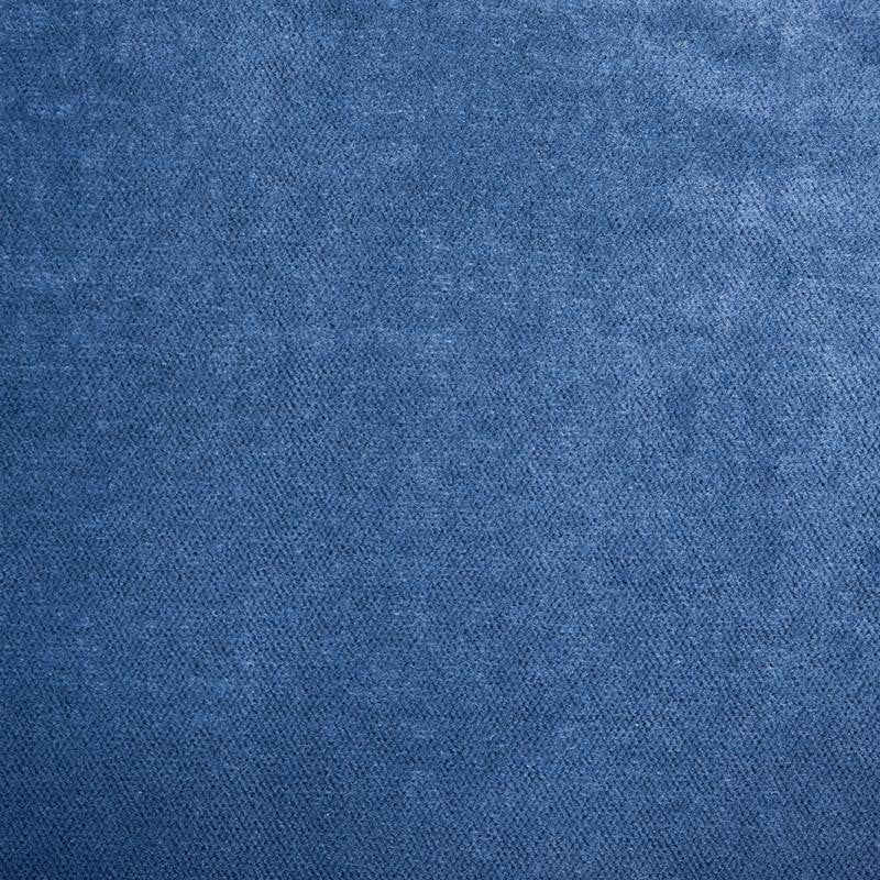 Rocky Performance Velvet Steel Blue 70571 by Schumacher Designer Fabric Perfect Basics: Velvet - Swanky Fabrics -