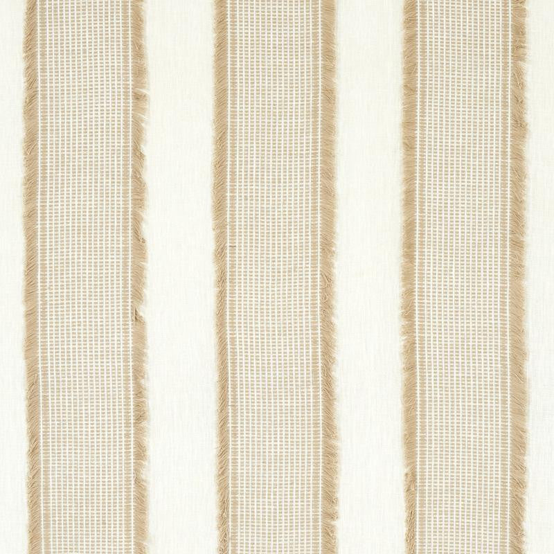 Tulum Casement Natural 73592 by Schumacher Designer Fabric Happy Together 8.25" - Swanky Fabrics -