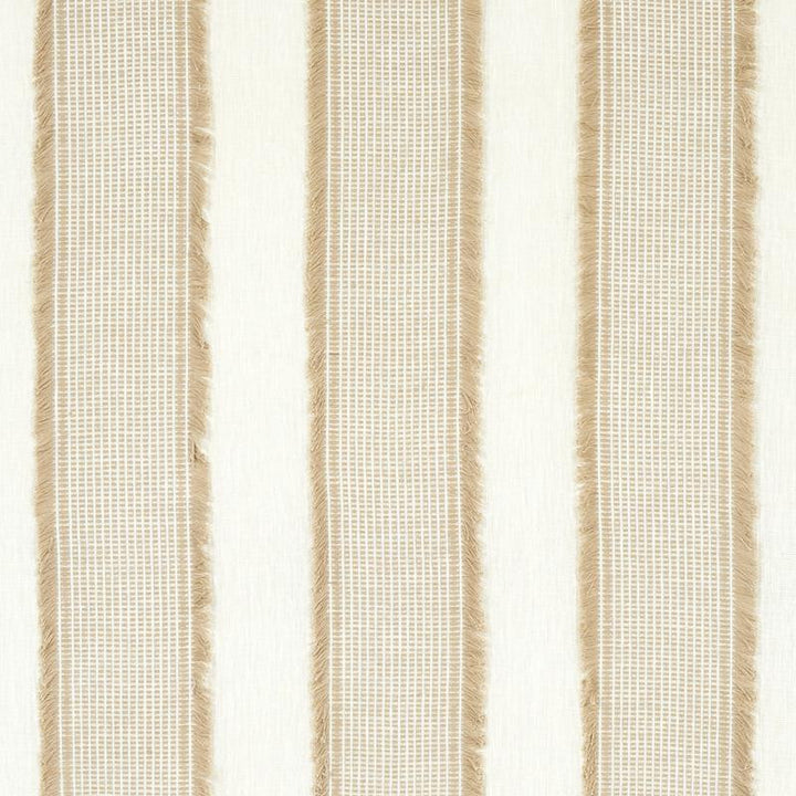 Tulum Casement Natural 73592 by Schumacher Designer Fabric Happy Together 8.25" - Swanky Fabrics -