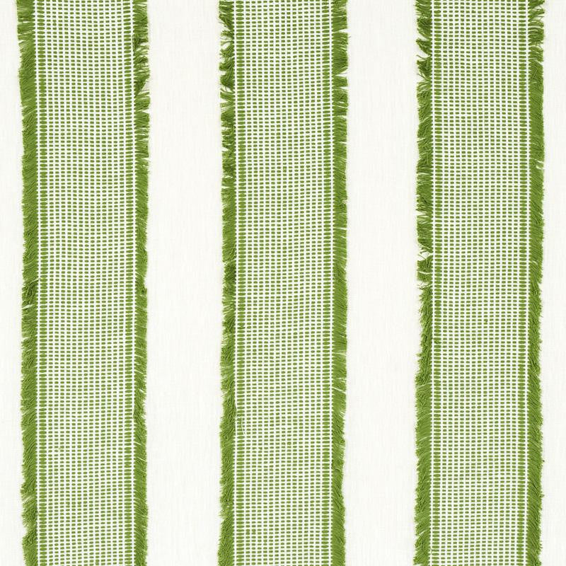 Tulum Casement Green 73594 by Schumacher Designer Fabric Happy Together 8.25" - Swanky Fabrics -