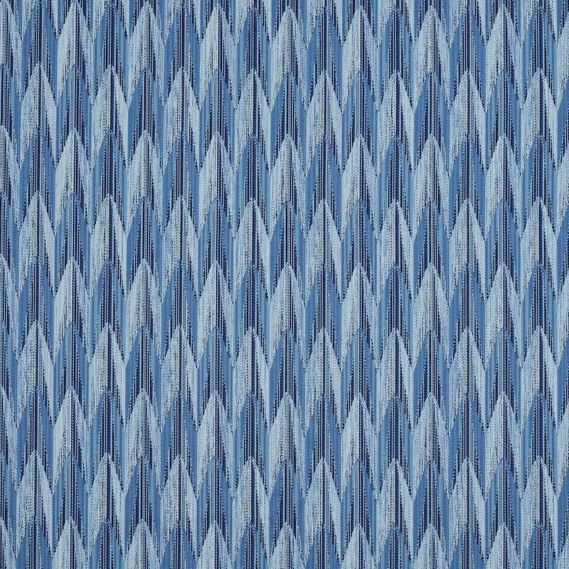 Verdant Indoor/Outdoor Blue 75912 by Schumacher Designer Fabric Indoor/Outdoor: Prints & Wovens 6.88" - Swanky Fabrics -