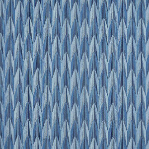 Verdant Indoor/Outdoor Blue 75912 by Schumacher Designer Fabric