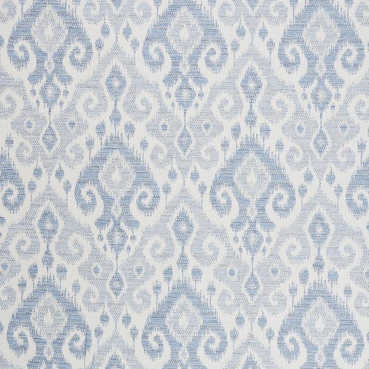 Dedra Sky 77360 by Schumacher Designer Fabric New Traditional 13.75" - Swanky Fabrics -