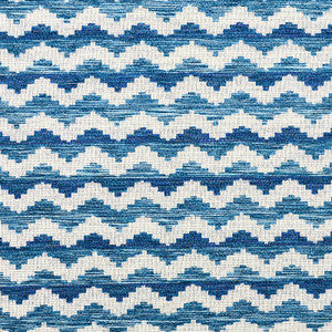 Roebuck Performance Blue 77541 by Schumacher Designer Fabric