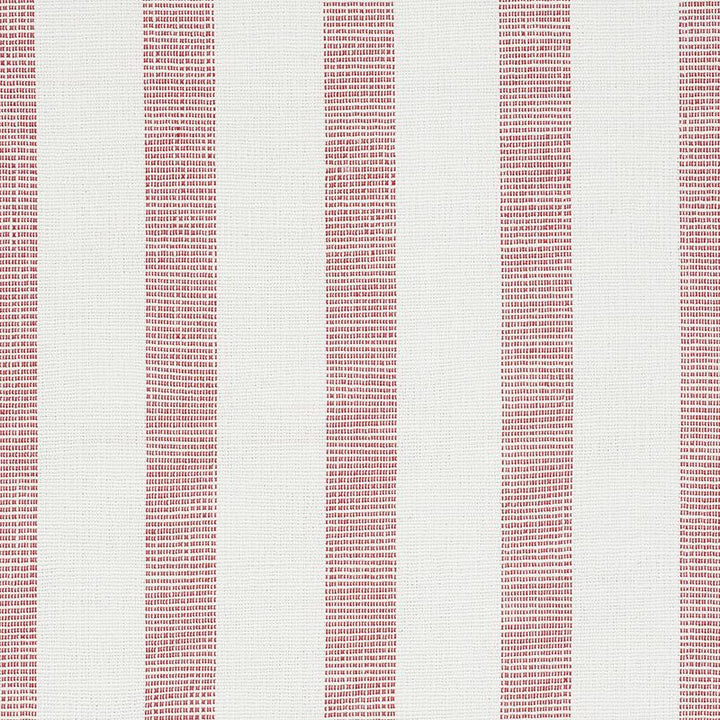 Ketley Performance Stripe Red 77561 by Schumacher Designer Fabric New Traditional 6.0" - Swanky Fabrics -