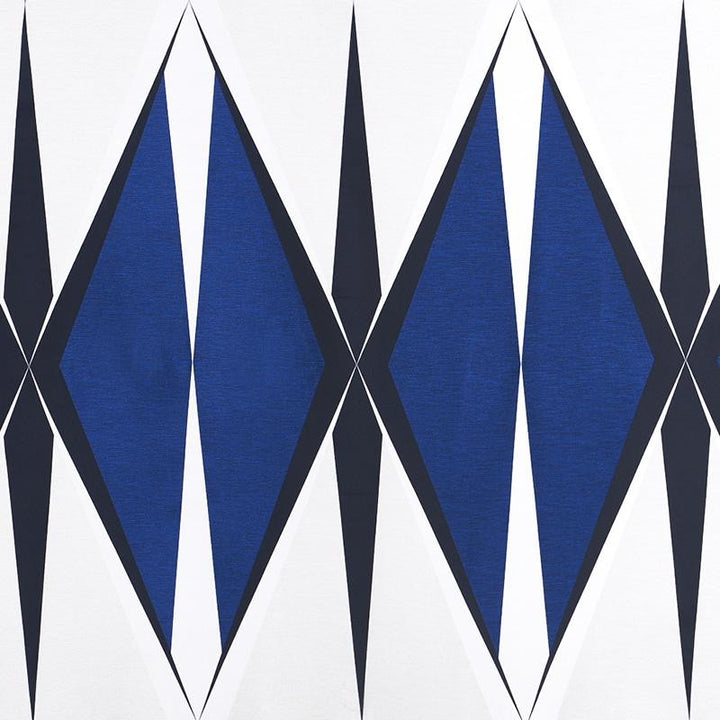 Elvetico Cobalt 78241 by Schumacher Designer Fabric Misterioso 14.75" - Swanky Fabrics -