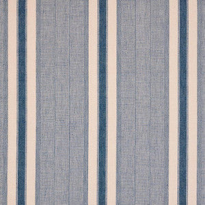 Ipala Hand Woven Stripe Ocean 78830 by Schumacher Designer Fabric
