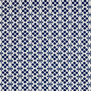 Lempa Hand Woven Indigo 78880 by Schumacher Designer Fabric