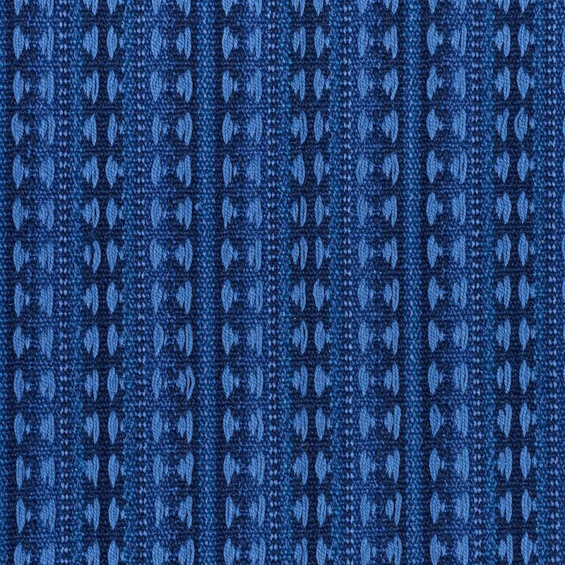 Tarnby Stripe Indigo 79081 by Schumacher Designer Fabric Scandinavian Modern 3.75" - Swanky Fabrics -