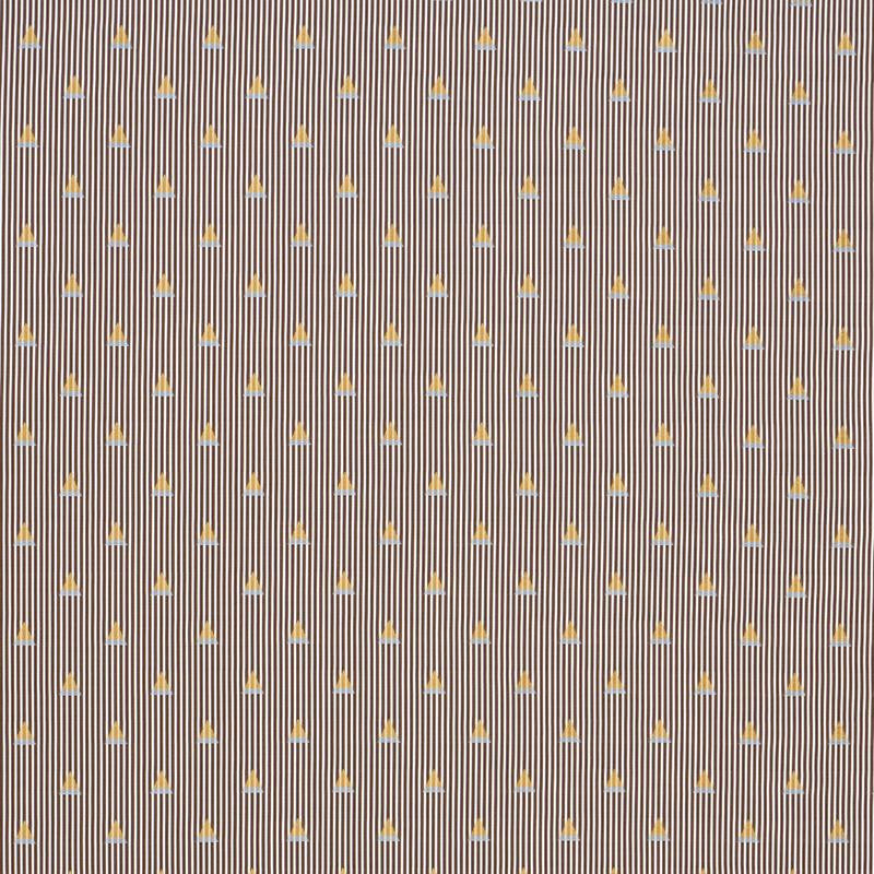 Ludus Stripe Brown 79362 by Schumacher Designer Fabric Misterioso 3.0" - Swanky Fabrics -