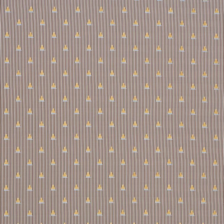 Ludus Stripe Brown 79362 by Schumacher Designer Fabric Misterioso 3.0" - Swanky Fabrics -
