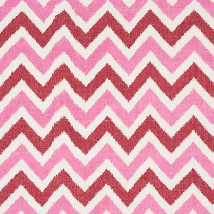 Vedado Ikat Pink 79461 by Schumacher Designer Fabric Happy Together 5.0" - Swanky Fabrics -