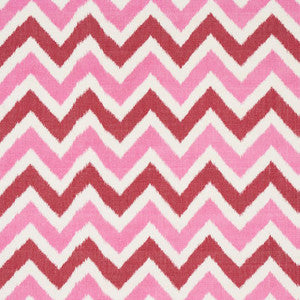 Vedado Ikat Pink 79461 by Schumacher Designer Fabric