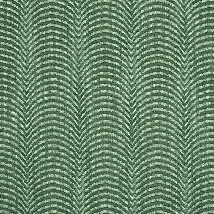 Hurdles Performance Verdant Green 79961 by Schumacher Designer Fabric Neisha Crosland 2.75" - Swanky Fabrics -