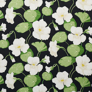 Nasturtium Noir 179490 by Schumacher Designer Fabric