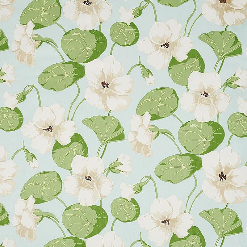Nasturtium Sky 179491 by Schumacher Designer Fabric Signature Schumacher 18.0" - Swanky Fabrics -