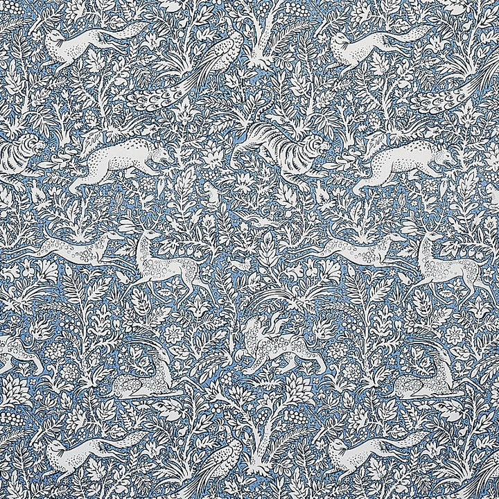 Khan'S Park Chambray 2603275 by Schumacher Designer Fabric Luxe Lodge 26.0" - Swanky Fabrics -