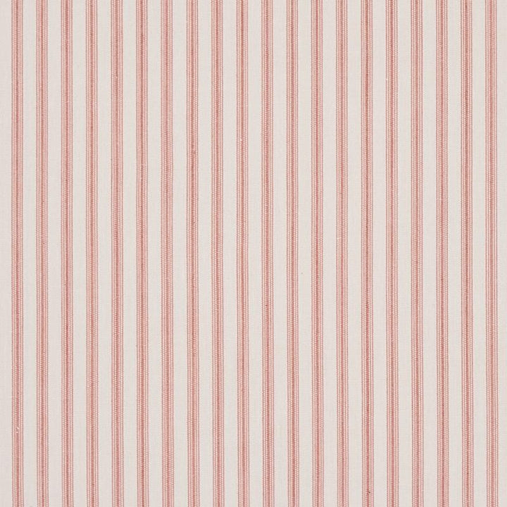 Wellfleet Ticking Stripe Pink 60074 by Schumacher Designer Fabric New Traditional - Swanky Fabrics -