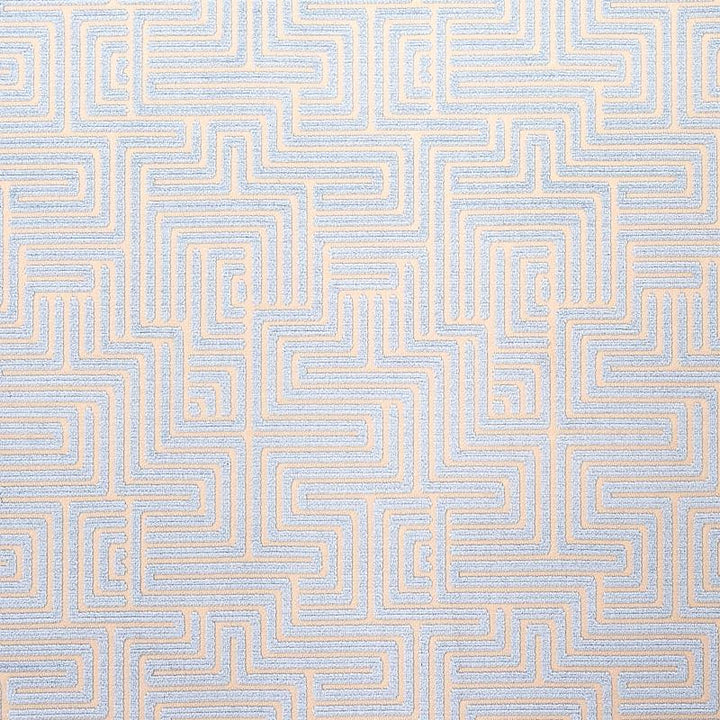 Lisboa Velvet Sky 72954 by Schumacher Designer Fabric Cut & Patterned Velvets 6.67" - Swanky Fabrics -