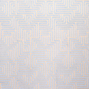 Lisboa Velvet Sky 72954 by Schumacher Designer Fabric