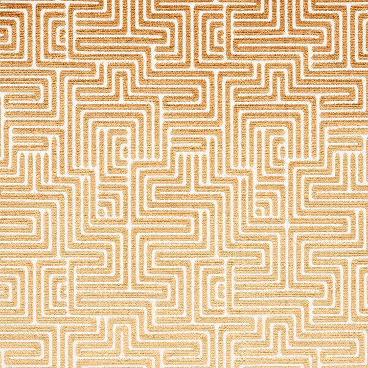 Lisboa Velvet Gold 72955 by Schumacher Designer Fabric Cut & Patterned Velvets 6.67" - Swanky Fabrics -
