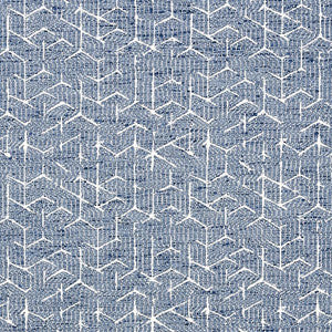 Coleridge Jacquard Blue 80120 by Schumacher Designer Fabric