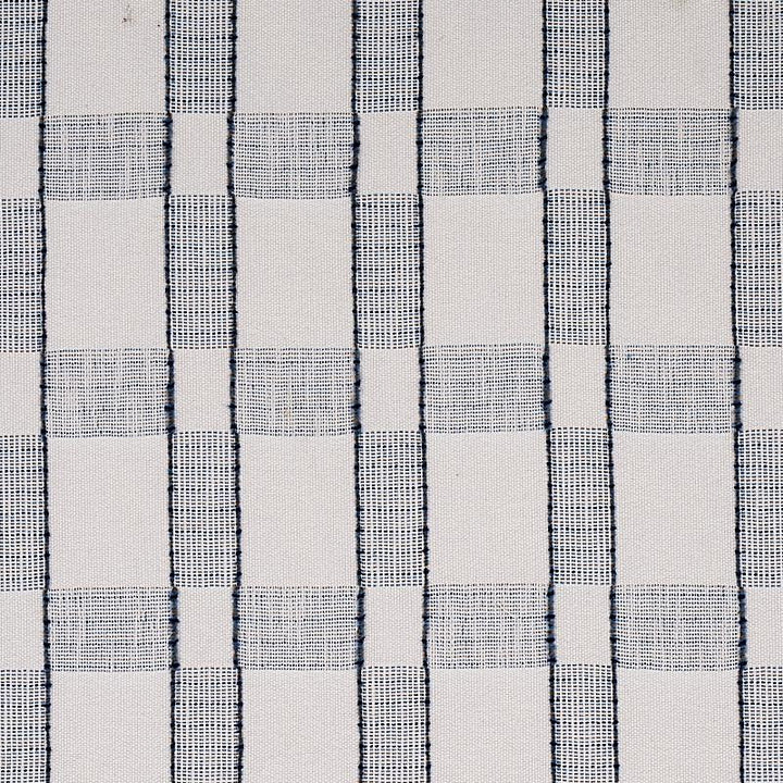 Elko Plaid Indigo 80160 by Schumacher Designer Fabric World View 4.5" - Swanky Fabrics -