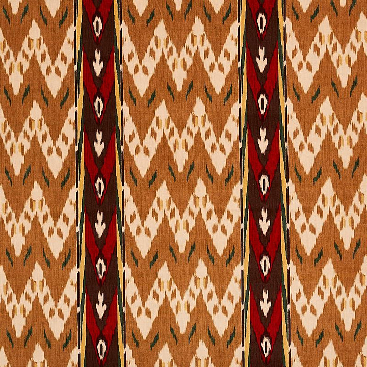 Samar Ikat Velvet Gold 80240 by Schumacher Designer Fabric Cut & Patterned Velvets 13.5" - Swanky Fabrics -