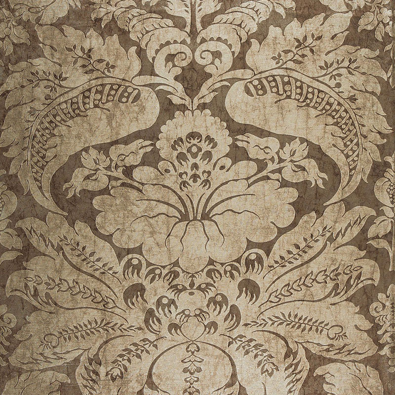 Cordwain Damask Mica 65870 by Schumacher Designer Fabric CHROMA LINEN 38% VISCOSE 37% ITALY WYZENBEEK 25,000 </p><p>Repeat: Horizontal: 27 1/2" (70CM) and Vertical: 42 1/2" (108CM) 55 - Swanky Fabrics -