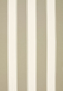 Cannes Awning Stripe Driftwood 65893 by Schumacher Designer Fabric
