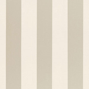 Beaufort Awning Stripe Platinum 66040 by Schumacher Designer Fabric