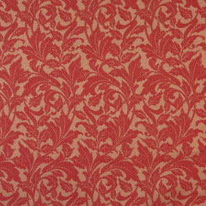 6606 Ruby/Leaf by Charlotte Designer Fabric