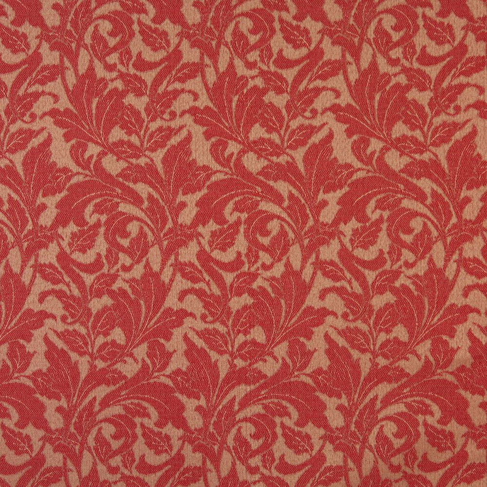 6606 Ruby/Leaf by Charlotte Designer Fabric Outdoor/Indoor Oasis III 100% Woven Polyester Made In USA Exceeds 48,000 Wyzenbeek Rubs (Heavy Duty) </p><p>Repeat: Horizontal: 7.50" x Vertical: 20.0" 54 Inches - Swanky Fabrics -