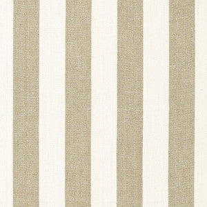 Augustin Linen Stripe Linen / Ivory 66071 by Schumacher Designer Fabric