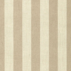 Augustin Linen Stripe Linen / Sisal 66072 by Schumacher Designer Fabric